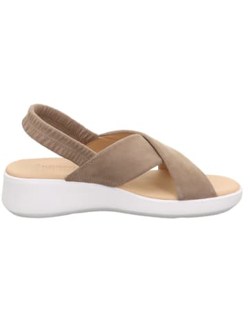 Legero Skórzane sandały "Easy" w kolorze beżowym