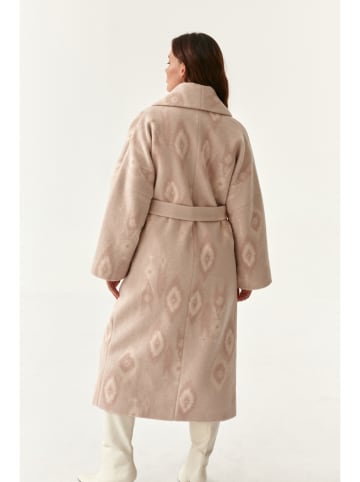 TATUUM Wełniany płaszcz w kolorze beżowym