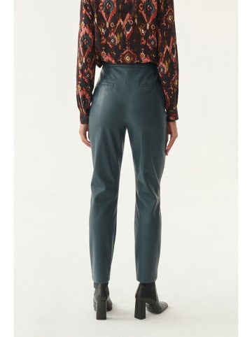 TATUUM Kunstleren broek blauwgrijs