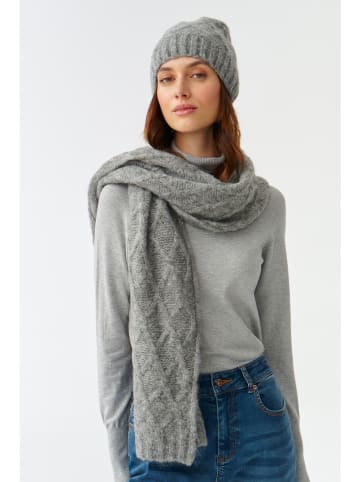 TATUUM Szal w kolorze szarym - 170 x 42 cm