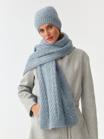 TATUUM Szal w kolorze błękitnym - 170 x 43 cm