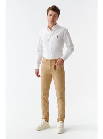 TATUUM Spodnie w kolorze jasnobrązowym