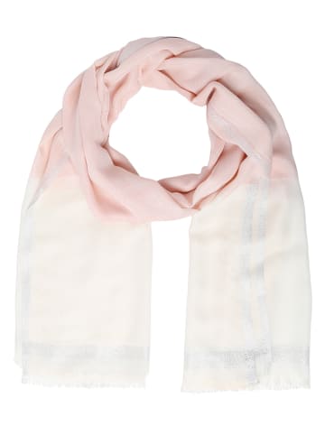 TATUUM Schal in Creme/ Rosa - (L)185 x (B)90 cm