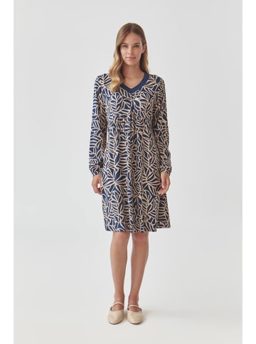 TATUUM Jurk donkerblauw/beige