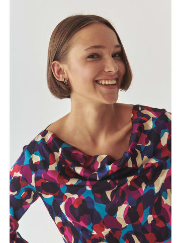 TATUUM Blouse donkerblauw/roze/blauw