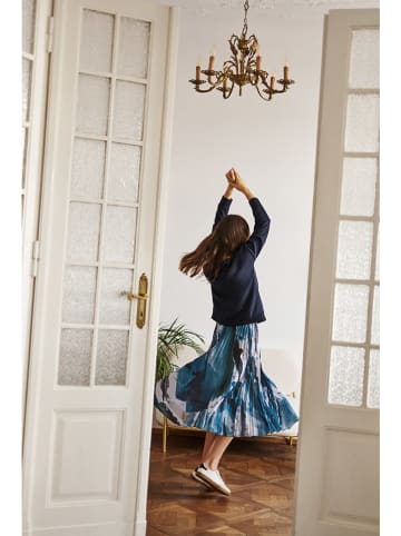 TATUUM Rok zwart/wit/blauw