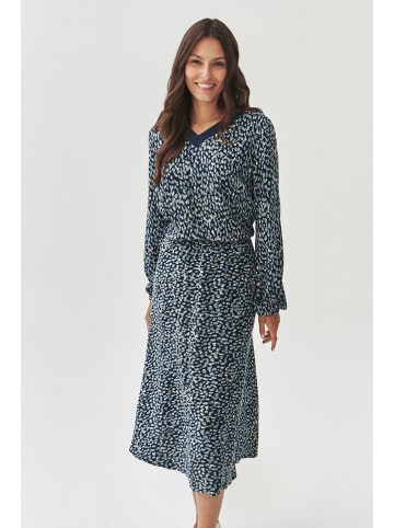 TATUUM Kleid in Schwarz/ Hellblau