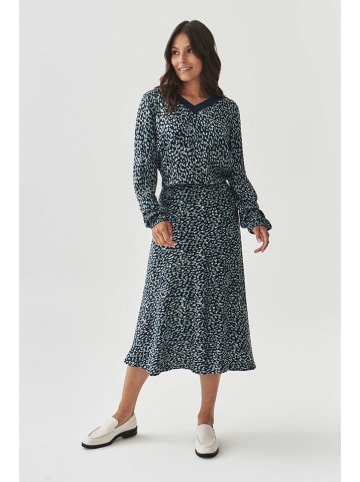 TATUUM Kleid in Schwarz/ Hellblau