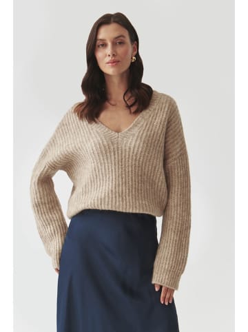 TATUUM Sweter "Aspen" w kolorze beżowym
