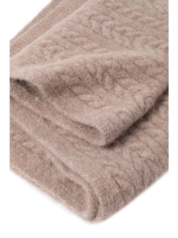 TATUUM Szal w kolorze beżowym - 168 x 35 cm