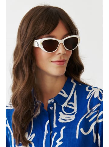 TATUUM Damen-Sonnenbrille in Weiß/ Braun