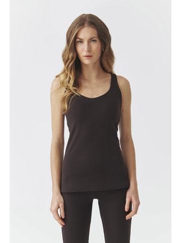 TATUUM Top w kolorze ciemnobrązowym