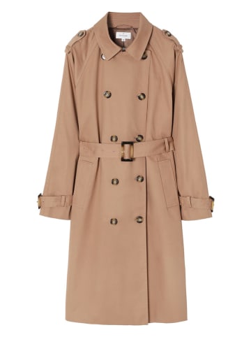TATUUM Trenchcoat in Hellbraun