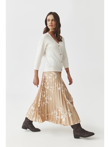 TATUUM Plissérok beige/crème