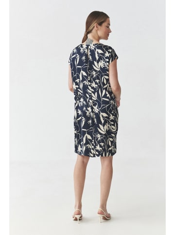 TATUUM Jurk donkerblauw/wit