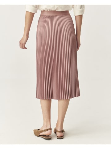 TATUUM Plissérok oudroze