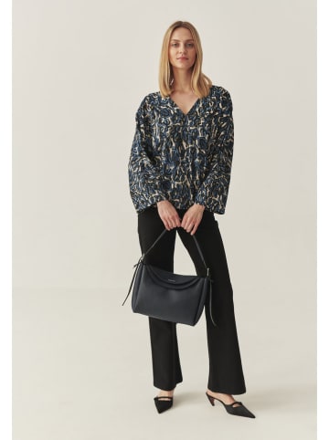 TATUUM Blouse donkerblauw/beige