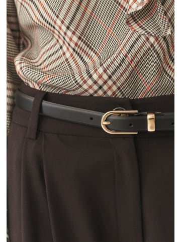 TATUUM Leren riem zwart