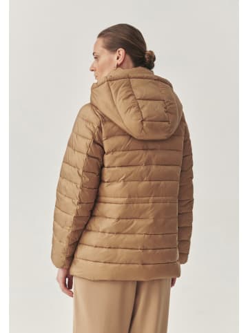 TATUUM Doorgestikte jas beige