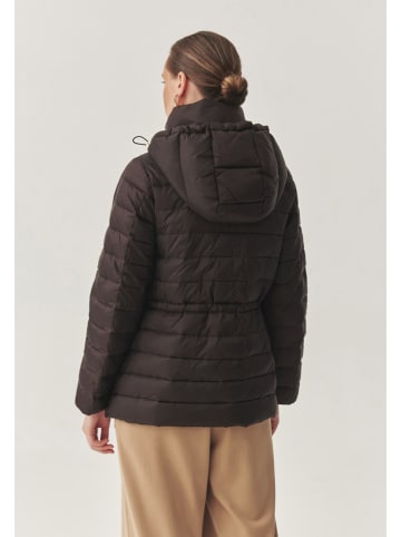 TATUUM Doorgestikte jas bruin