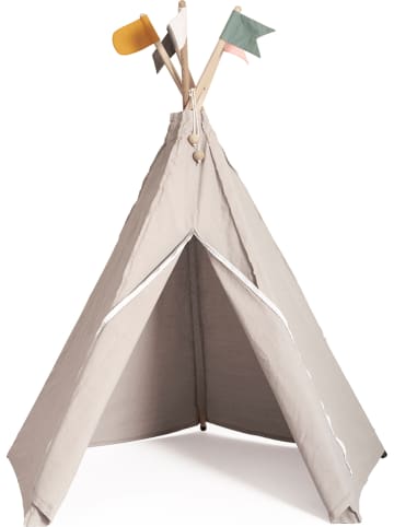 roommate Namiot w kolorze beżowym do zabawy - 135 x 135 x 150 cm