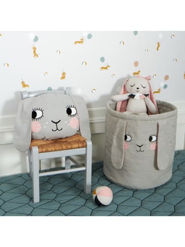 roommate Kissen "Bunny" in Grau - (L)40 x (B)32 cm