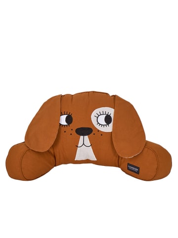 roommate Poduszka "Dog" w kolorze brązowym do wózka - 40 x 50 cm