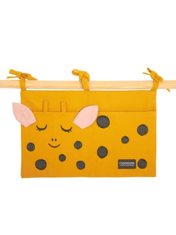 roommate Betttasche "Giraffe" in Orange - (L)35 x (B)25 cm