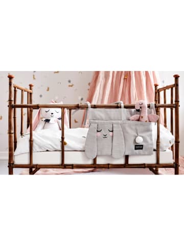 roommate Bedtas "Bunny" lichtgrijs - (L)35 x (B)25 cm