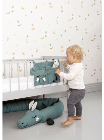 roommate Betttasche "Elephant" in Dunkelgrau - (L)35 x (B)25 cm