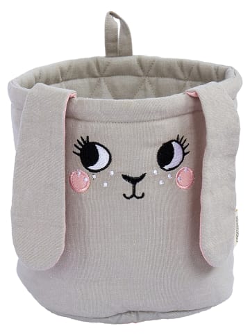 roommate Aufbewahrungskorb "Bunny" in Hellgrau - (H)18 x Ø 18 cm