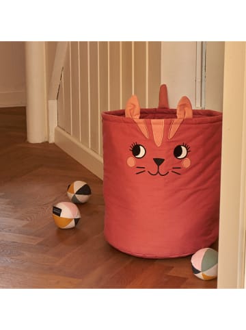 roommate Aufbewahrungskorb "Cat" in Rot - (H)40 x Ø 35 cm