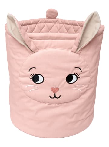 roommate Kosz "Bunny" w kolorze jasnoróżowym - wys. 40 x Ø 35 cm