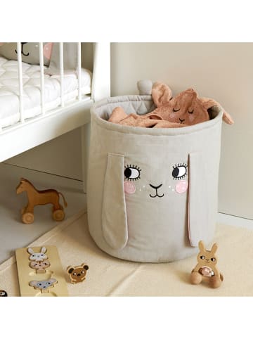 roommate Aufbewahrungskorb "Bunny" in Grau - (H)40 x Ø 35 cm