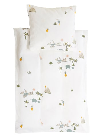roommate Kinderbeddengoedset "Tropical" wit/meerkleurig
