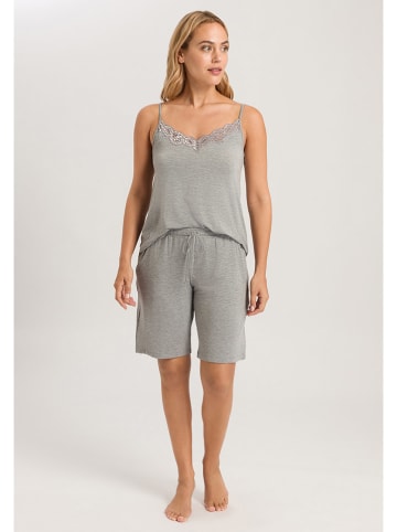 Hanro Pyjama-Oberteil in Grau