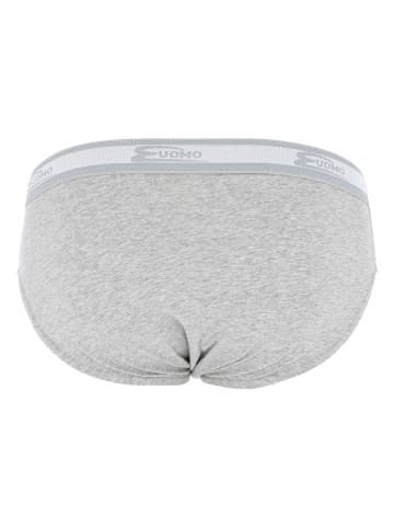 COTONELLA Slipy (2 pary) w kolorze jasnoszarym