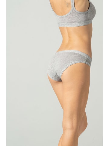 COTONELLA Figi (3 pary) w kolorze jasnoróżowo-błękitno-szarym