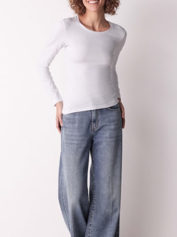 COTONELLA Longsleeve in Weiß