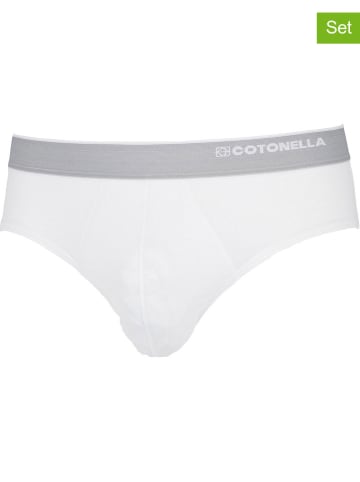 COTONELLA 2er-Set: Slips in Weiß