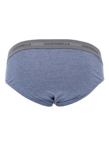 COTONELLA 2-delige set: slips blauw/grijs