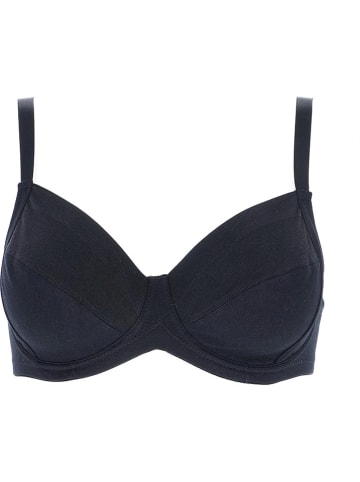 COTONELLA Bügel-BH in Schwarz