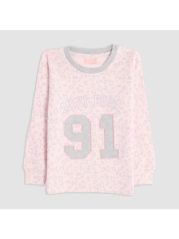 COTONELLA Pyjama in Hellrosa/ Hellgrau