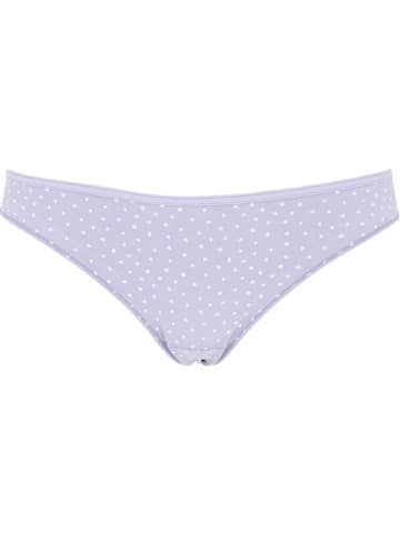 COTONELLA 2er-Set: Slips in Lila/ Beige