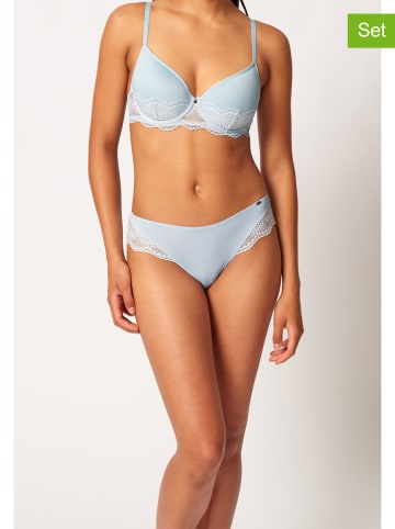Skiny 2er-Set: Pantys in Hellblau