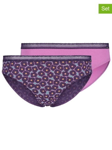 Skiny 2-delige set: slips paars/lichtroze