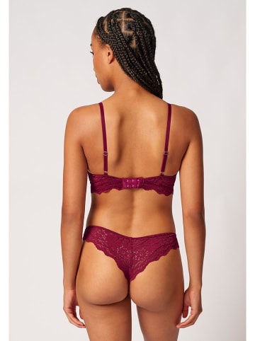 Skiny Biustonosz w kolorze jagodowym