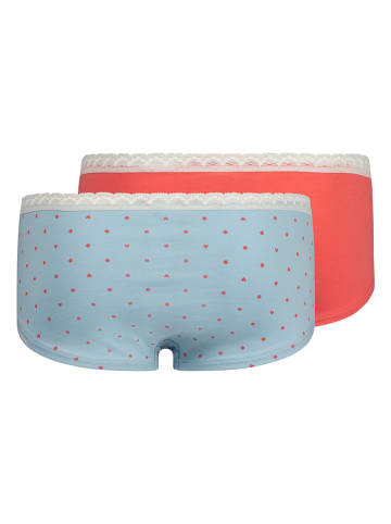 Skiny 2-delige set: hipsters rood/lichtblauw