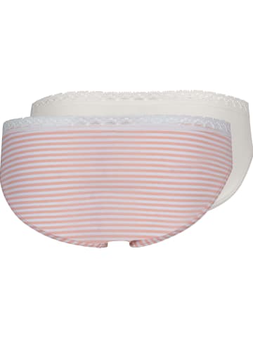 Skiny Majtki (2 pary) w kolorze kremowo-jasnoróżowym