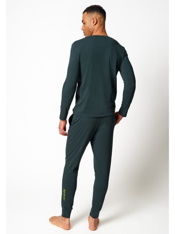 Skiny Pyjama groen